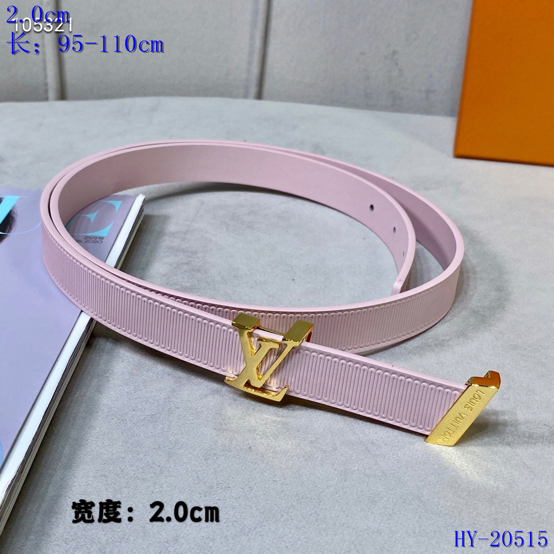 LV Belts 2.0 cm Width 009